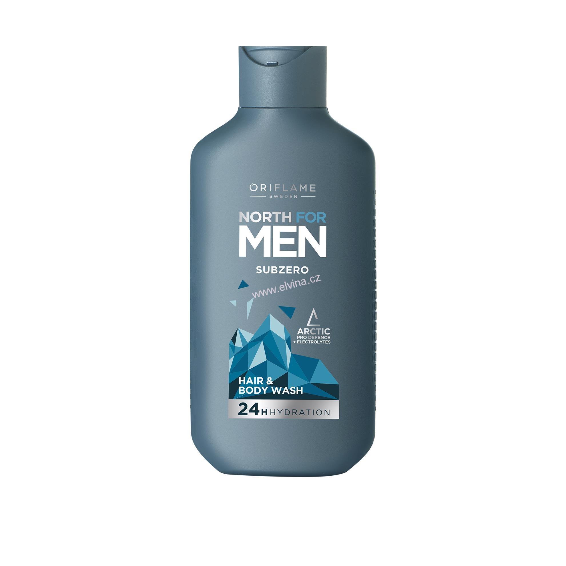 Oriflame šampon na vlasy a tělo North for Men Subzero