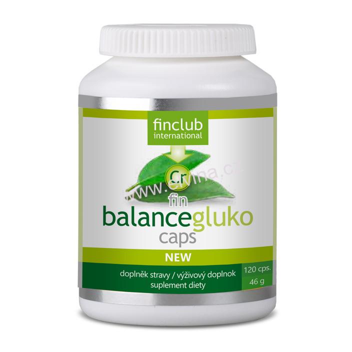 Finclub Balancegluko caps new k udržení normální hladiny cukru v krvi