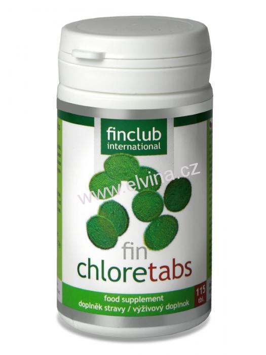 Fin Chloretabs, obsahuje sladkovodní řasu chlorellu