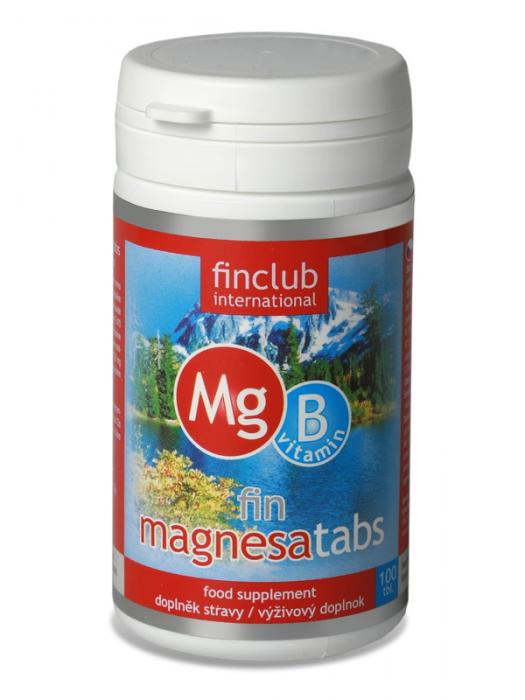 Fin Magnesatabs, zdroj hořčíku a B vitamínů