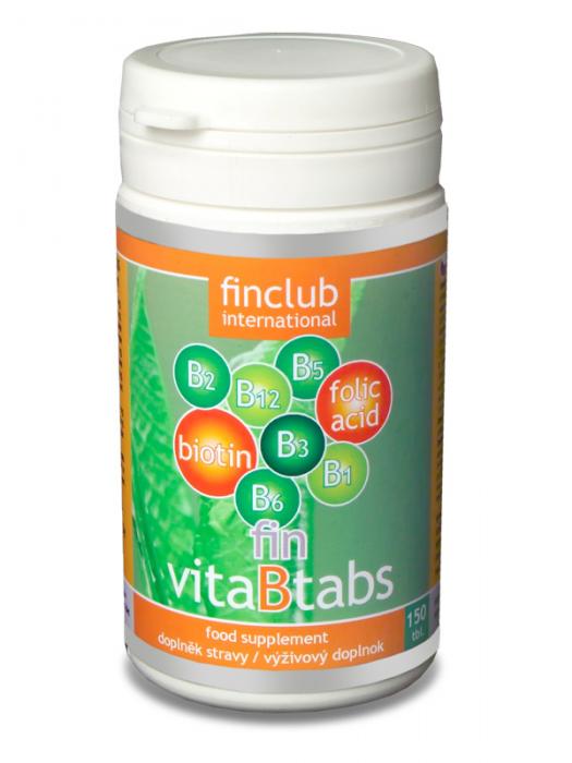 Finclub VitaBtabs -  zdroj  vitamínů řady B, kyselina listová