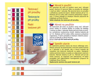 Finclub test na zjištění pH organismu (pH proužky)