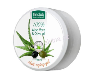 Anti-aging čistý přírodní gel z Aloe Vera a přírodních extraktů 100 ml, Finclub